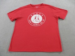 The Normal Brand Shirt Adult Medium Red Crewneck Graphic Print Casual Outdoor