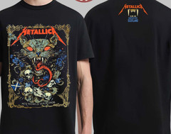 Metallican M72 Scotland 2026 Venue Merch Tee -25 June 2026Two Sided T-Shirt Uni
