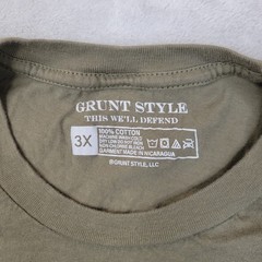Grunt Style T Shirt Men XXXL Patriot Military Tactical Veteran 2A USA Woerth 490