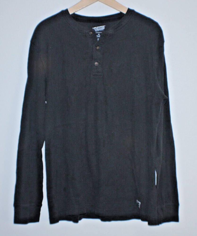 Duluth Trading 40 Grit Men’s L/S Shirt Medium Black 48″ Chest 30″ T2B Ships Fast