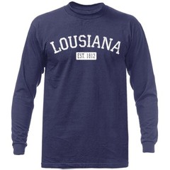 State of Louisiana LA Graphic Long Sleeve