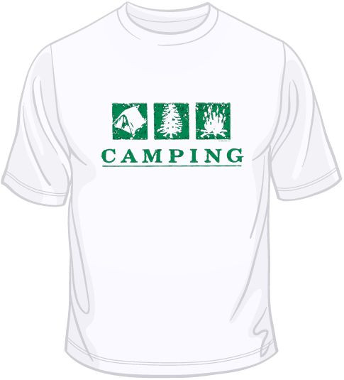 Camping T Shirt Choose Style, Size, Color Outdoors Tee Up to 4XL Gift 10166
