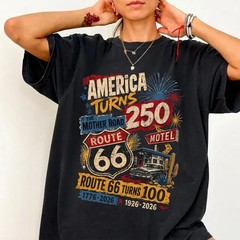 Route 66 100 Years Shirt, 250th Birthday Shirt 2026, 250th Anniversary Tee