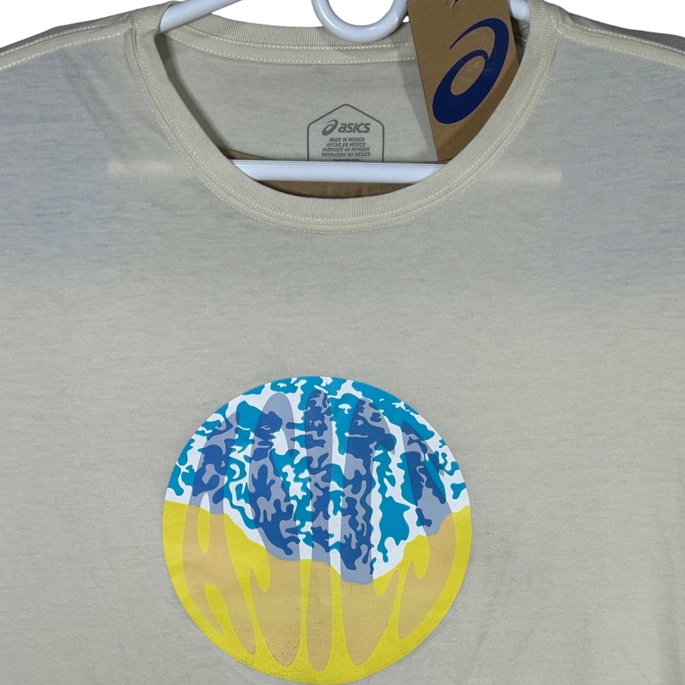 ASICS Shorebreak SS Tee 3XL Mens T-Shirt Graphic Print Athleisure Top New