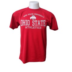 T Shirt Ohio State University Outerstuff Red S Mens Athletics NCAA Buckeyes Y2K