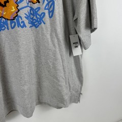 Mode of One Mens Short Sleeve Smile T Shirt Heather Grey XXL 100194459MN NEW