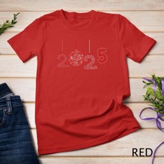 Minimalist 2025 Chic and Modern New Year Design Funny T-shirt Unisex T-shirt