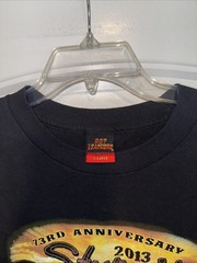 Sturgis Hot Leather Black Hills Rally 2013 XL Harley T Shirt Black Eagle