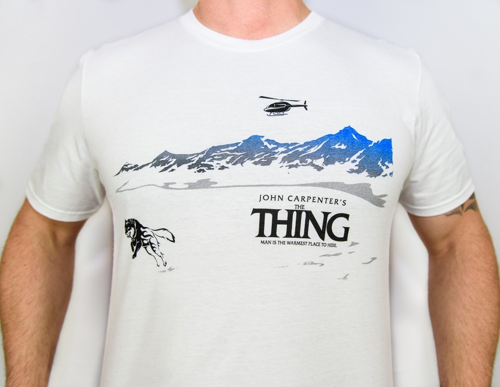 The Thing Movie T-Shirt Horror John Carpenter Kurt Russell Sci-Fi