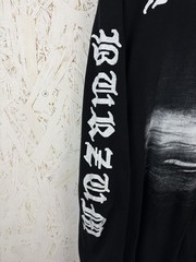 1Burzum Aske Norwegian Black Metal Boot Long Sleeve Black Size ~L Tag Cut