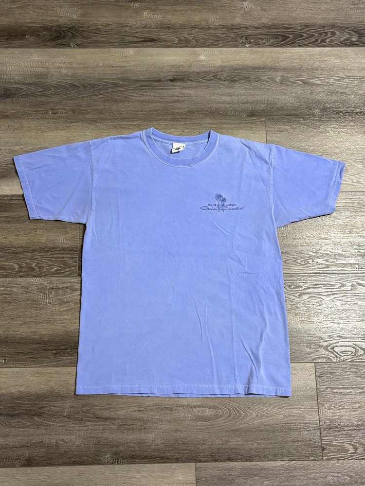 Vintage Goin’ Coastal Beach Surfer Blue Shirt Retro Surfwear Y2K – Men’s Large