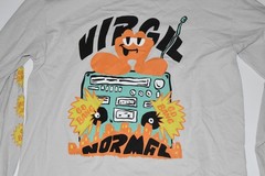 Virgil Normal Adult Entertainment Men’s Size L LS Tan Shirt 100% Cotton