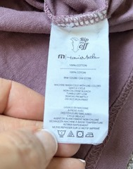 TRAVIS MATHEW T-Shirt Mens Medium Mauve Short Sleeve Crew Neck Logo SOFT Cotton