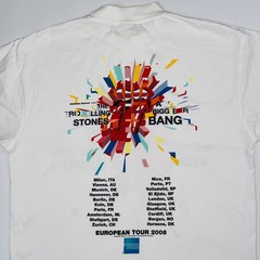 2006 ROLLING STONES GEOMETRY ASYMMETRIC LOGO BIGGER BANG TEE