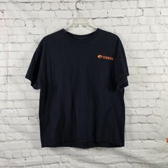 Costa Del Mar Men’s XL Navy Blue”Born On The Water” Short Sleeve T-Shirt