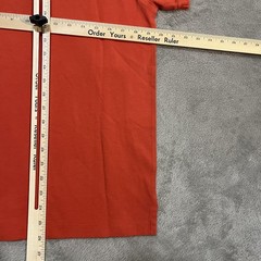 Polo Ralph Lauren Shirt Mens Small Red Featherweight Mesh Henley Tee T-Shirt