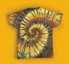 *New* 2XL – Sm Handmade Tie Dye, Caramel Swirl, Crew or V-Neck