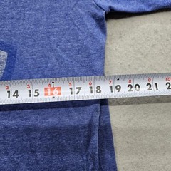 Ring Spun Soft Men’s Medium Blue Graphic Shirt