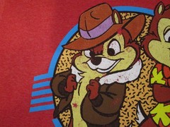 Disney Chip N Dale Rescue Rangers Shirt Mens XL Red cartoon Graphic tee