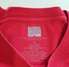 Marvel CAPTAIN AMERICA Red T-shirt Men’s XXL When Wakes the Sleeper *W/Tin