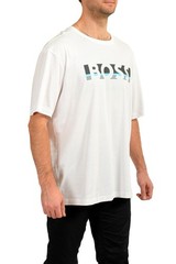 Hugo Boss Men’s “Tee 1” White Logo Print Short Sleeve T-Shirt US 2XL IT 56