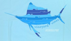 NWT Vineyard Vines Men SS Whale Pocket Crew T-Shirt Tee “SAILFISH WHALE LINE”