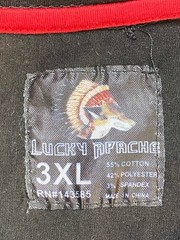 NWT Lucky Apache Men’s Boxing Bull Shirt Size 3XL Streetwear Swag Patriotic Star