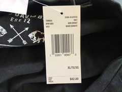 New Buffalo by David Bitton Mens T Shirt Black-Red Size: XLarge $42.00