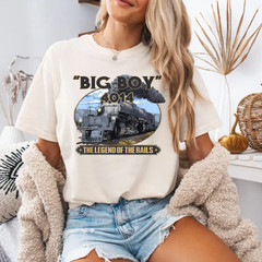 Big Boy 4014 Vintage Steam Locomotive Railroad Train Engine T-Shirt