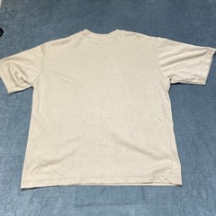 Uniqlo T Shirt Mens XL Beige Crew Neck Comfort Everyday Wear Summer Casual Tee