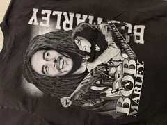 Vintage Lion of Judah Bob Marley Double Sided Graphic Reggae Rap Tee