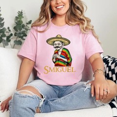 Smiguel Mexican Sombrero Funny Mexican Culture Mashup T-Shirt
