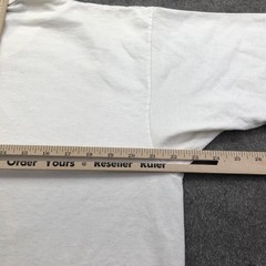 Vintage Bebe En Construction Shirt Mens XL White Fruit Of The Loom Pregnancy