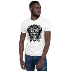skull tribal king awesome graphic Short-Sleeve Unisex T-Shirt