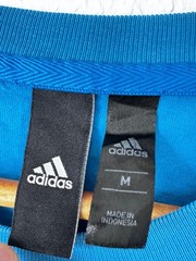 Adidas Men’s Essential Logo T-Shirt – Blue – Size M – Cotton – CZ7511