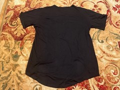 Hat and Beyond Men’s Black Crew Neck Curved Hem T-Shirt Size XL
