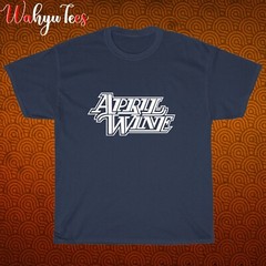New APRIL WINE Logo Black/Grey/Navy/White Size S-5XL Unisex T-Shirt