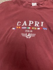 Capri Shirt | Capri Italy T-Shirt XXL Made In Italy Authentic Italia