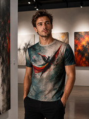 Warrior of Freedom Art T-Shirt by Natalia Savchenko Men’s Women’s Tee Ukraine