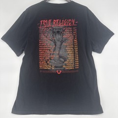 True Religion – World Tour- Skull Tee Shirt Men’s XXL 100% Cotton