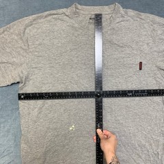 Wolverine T Shirt Mens XL Heather Gray Cotton Crew Neck Chest Pocket Summer