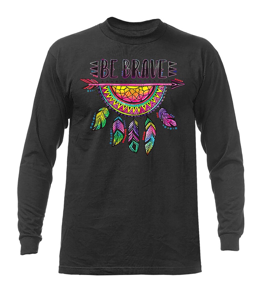 Be Brave Dreamcatcher Feather Long Sleeve