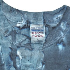 VTG Sharks Tie Dye Attack Nature Wildlife Aquatic Blue Island Mens Tee Shirt – M