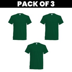 Pack 5 & 3 Fruit of the Loom T-Shirt Plain Casual Wear stag do hen Unisex SS048