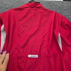 Habit Mens Fishing Shirt 2XL Red Short Sleeve Outdoor Campcore UPF 40+ Hike Gorp
