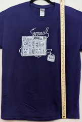 Unreal Mixing Board Large Purple Shirt 20.5″ W X 28″ L Epic Random Delay Wet