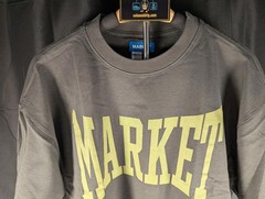 Market Arc Logo T-Shirt Men’s Size XXL Charcoal Grey Streetwear New With Tags