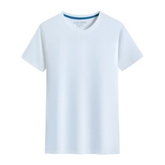 2026 Brand New 100% Cotton Mens T shirt Pure Color Men T Shirts Round Collar