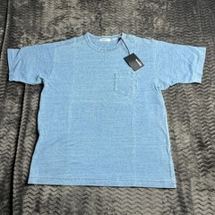 Buck Mason size S Indigo Dipped Yuma 90s Boxy T Shirt Short Sleeve NWT