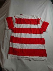 Where’s Waldo Binoculars Costume Shirt Mens XL Striped DreamWorks Nerdy Kidcore